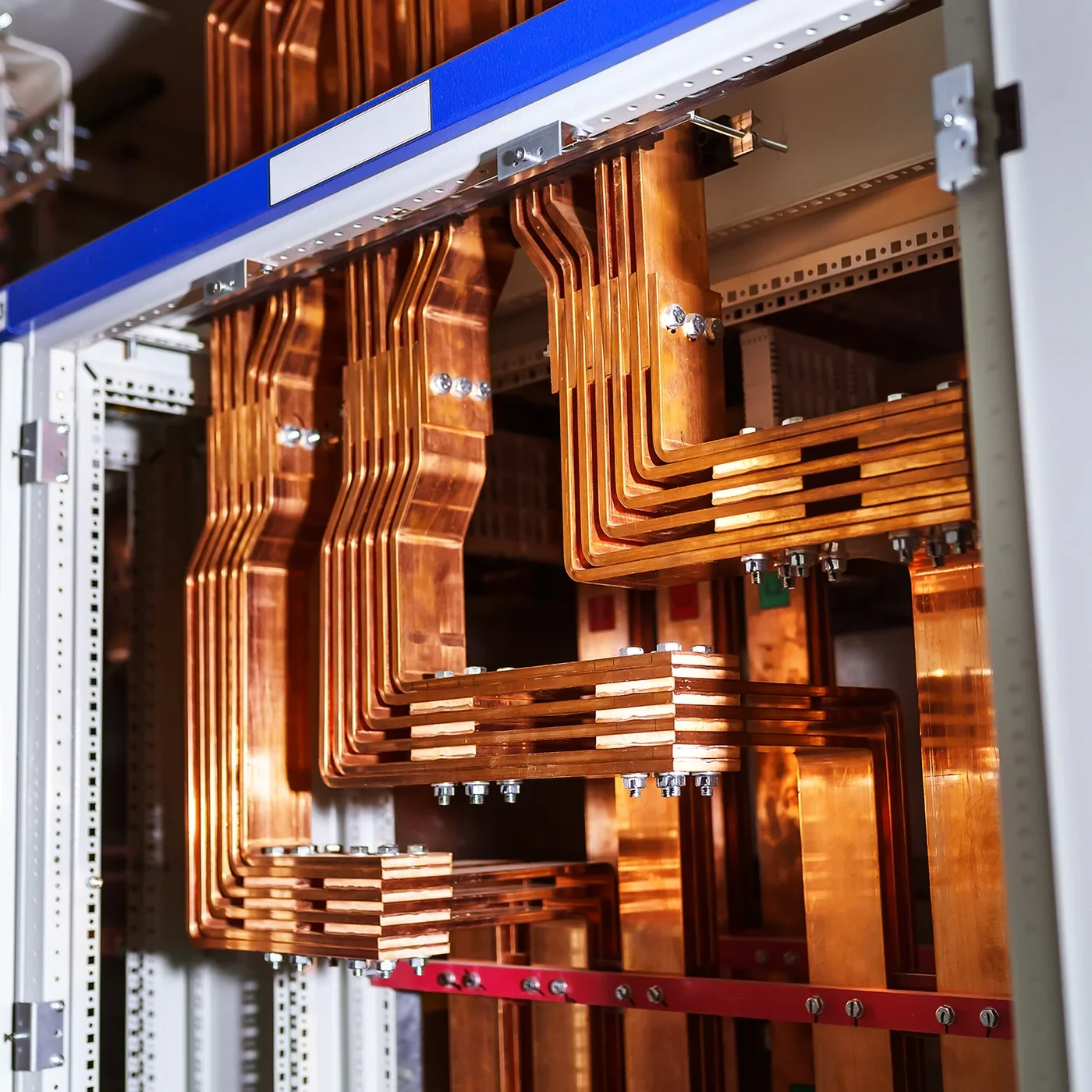 Copper busbars